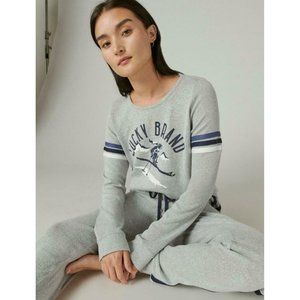 Lucky Brand M Skier Ski Slope Pullover Long Sleeve